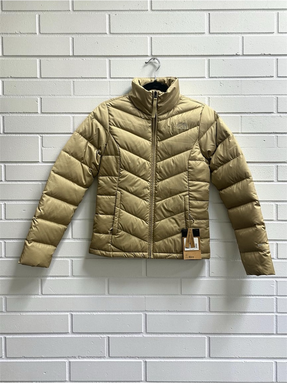 NWT The North Face Women’s Alpz 2.0 550 Down Puffer Jacket XS Hawthorne Khaki
